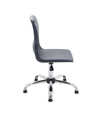 Titan Swivel Senior Chair with Chrome Base and Glides