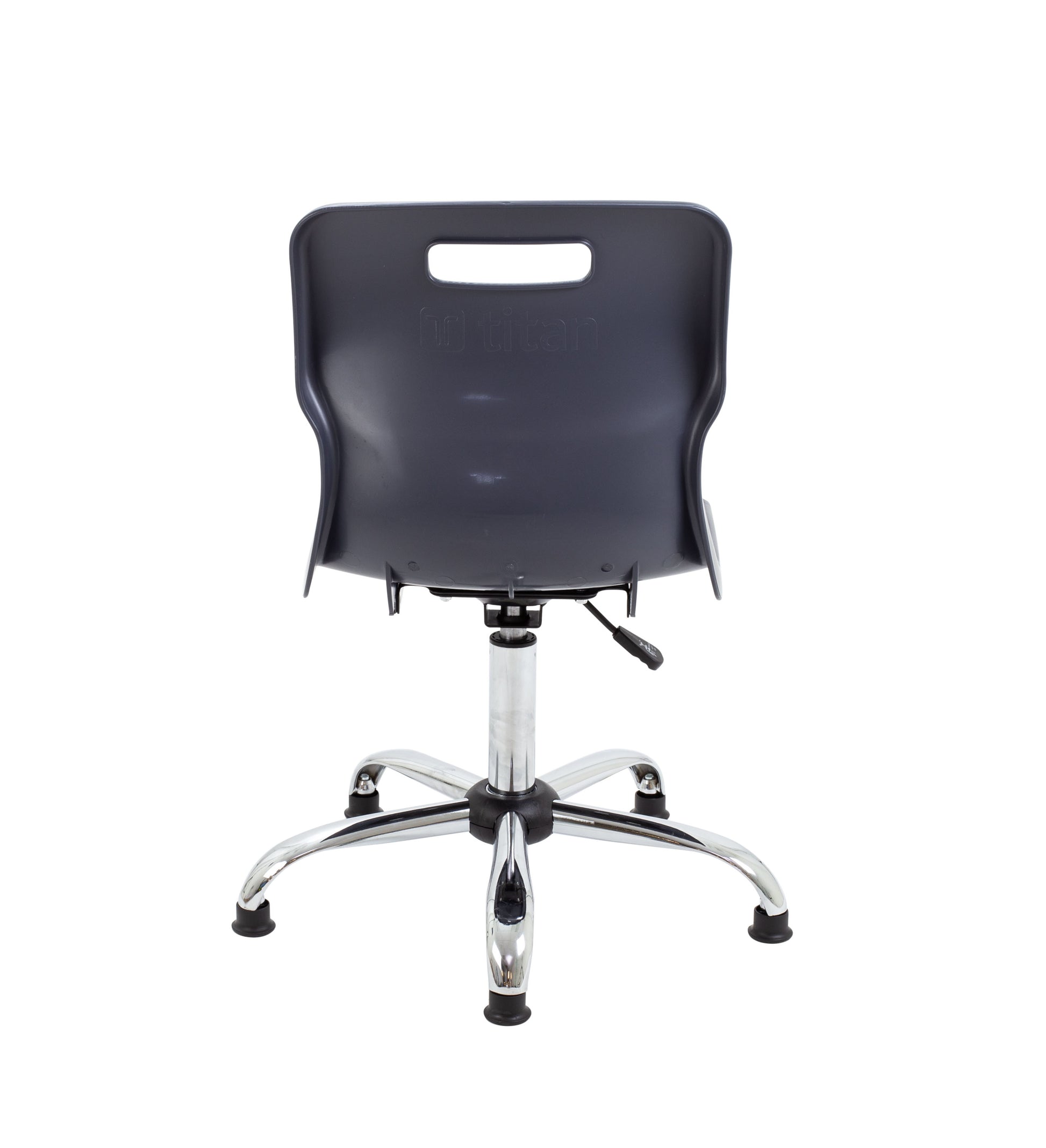 Titan Swivel Senior Chair with Chrome Base and Glides