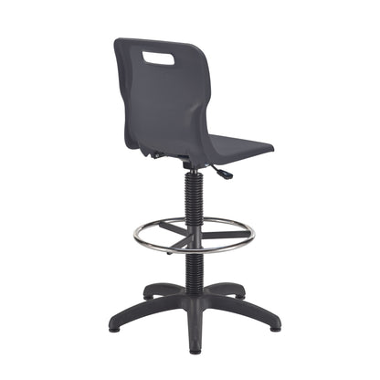 Titan Swivel Senior Chair with Chrome Base, Castors and D-Kit