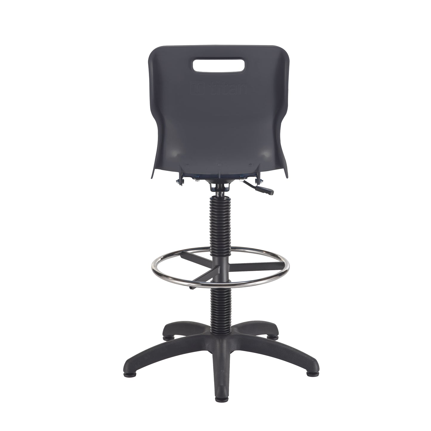 Titan Swivel Senior Chair with Chrome Base, Castors and D-Kit