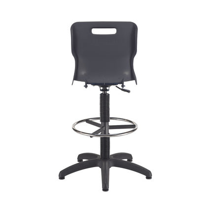 Titan Swivel Senior Chair with Chrome Base, Castors and D-Kit