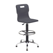Titan Swivel Senior Chair with Chrome Base, Castors and D-Kit