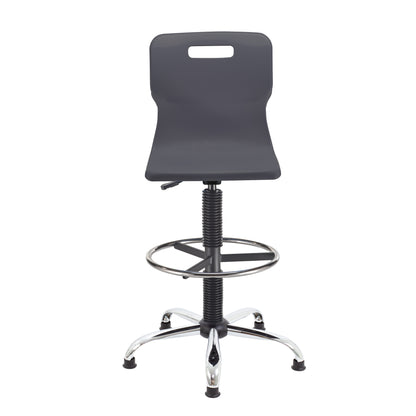 Titan Swivel Senior Chair with Chrome Base, Castors and D-Kit