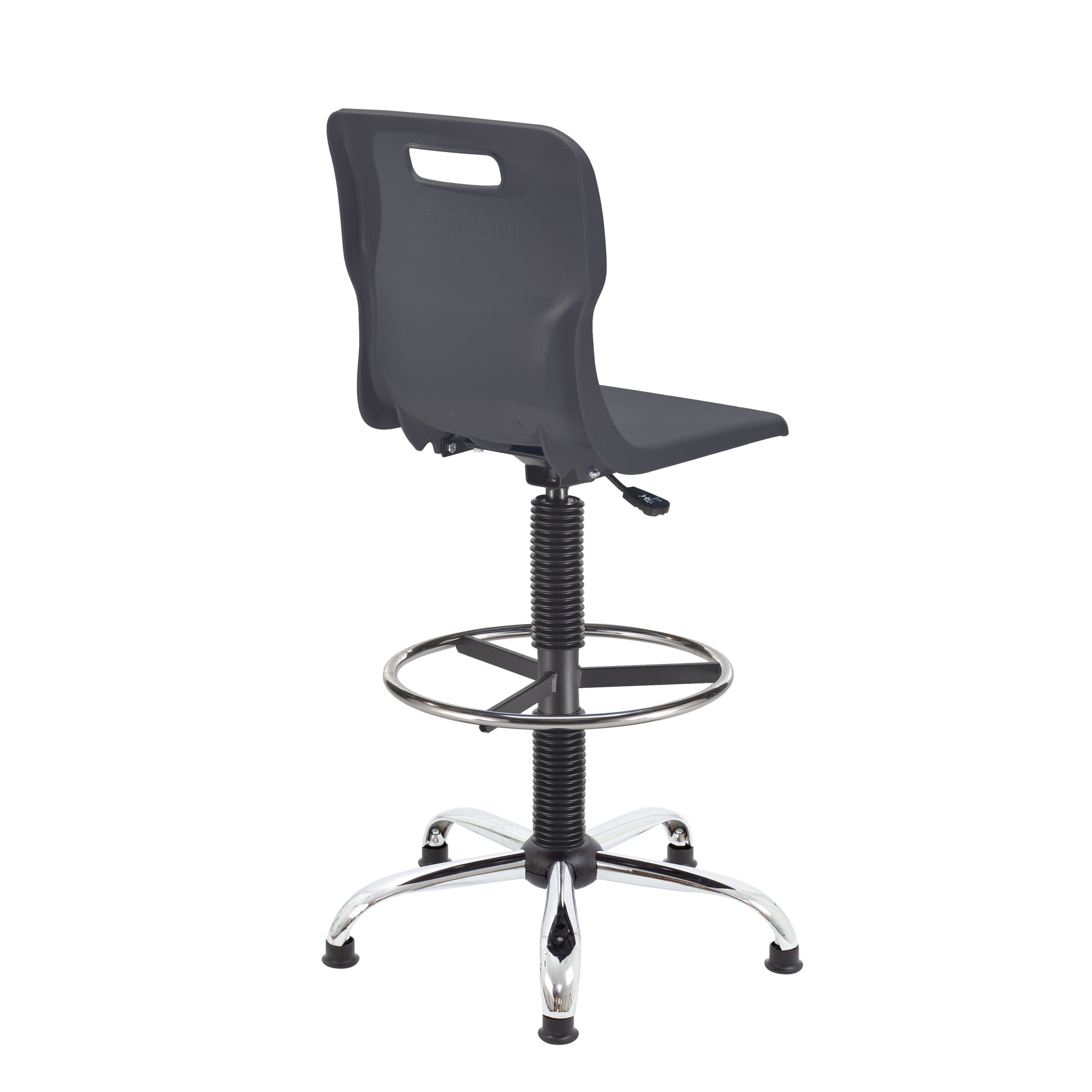 Titan Swivel Senior Chair with Chrome Base, Castors and D-Kit