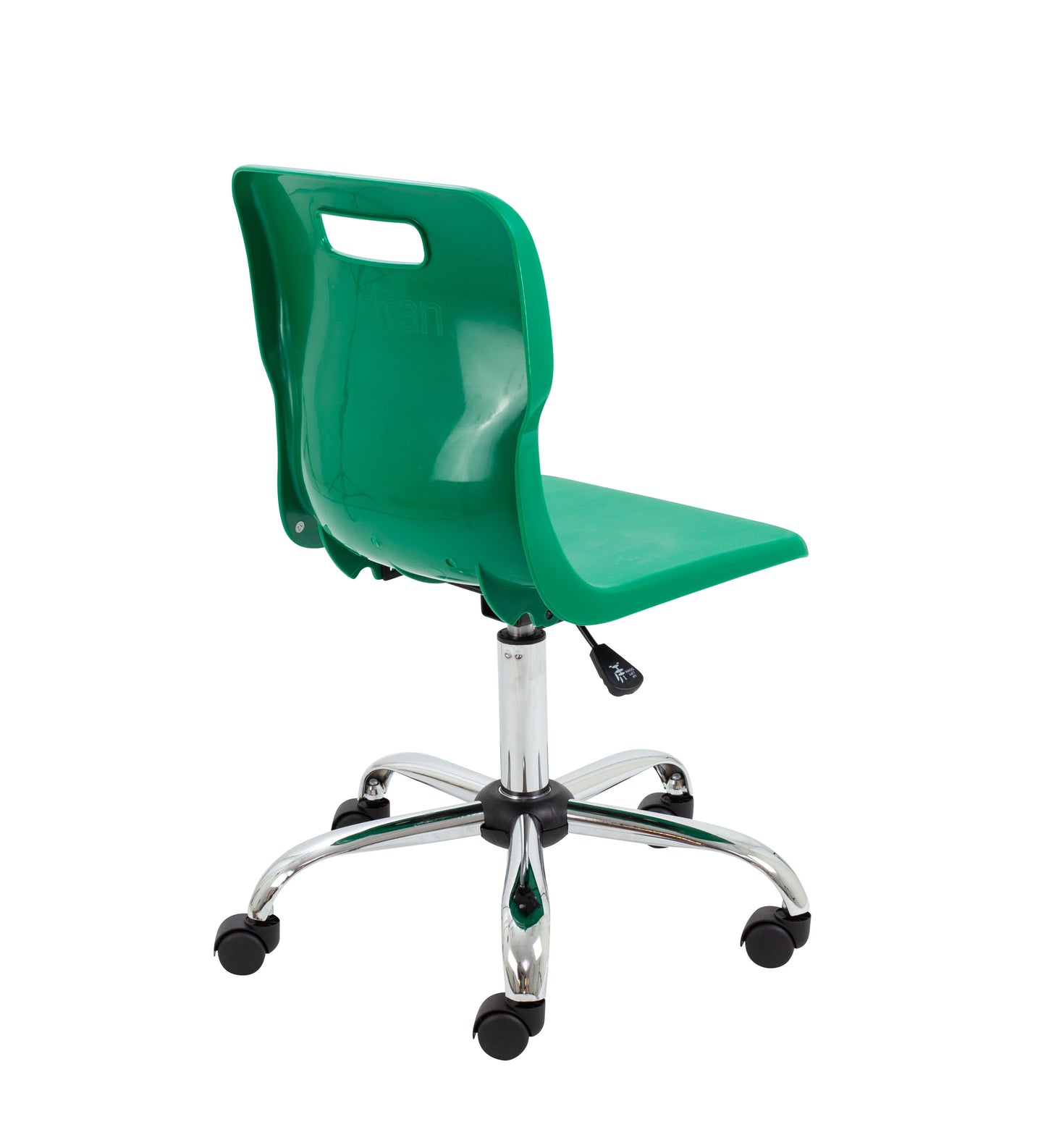 Titan Swivel Senior Chair with Chrome Base and Castors