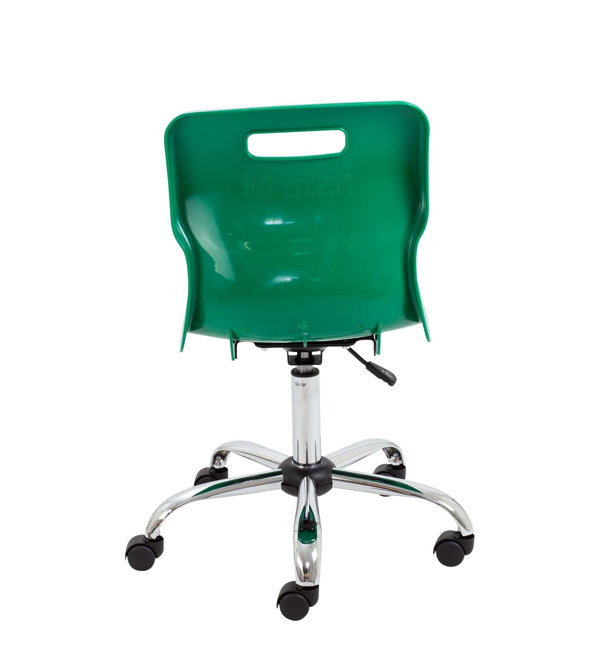 Titan Swivel Senior Chair with Chrome Base and Castors