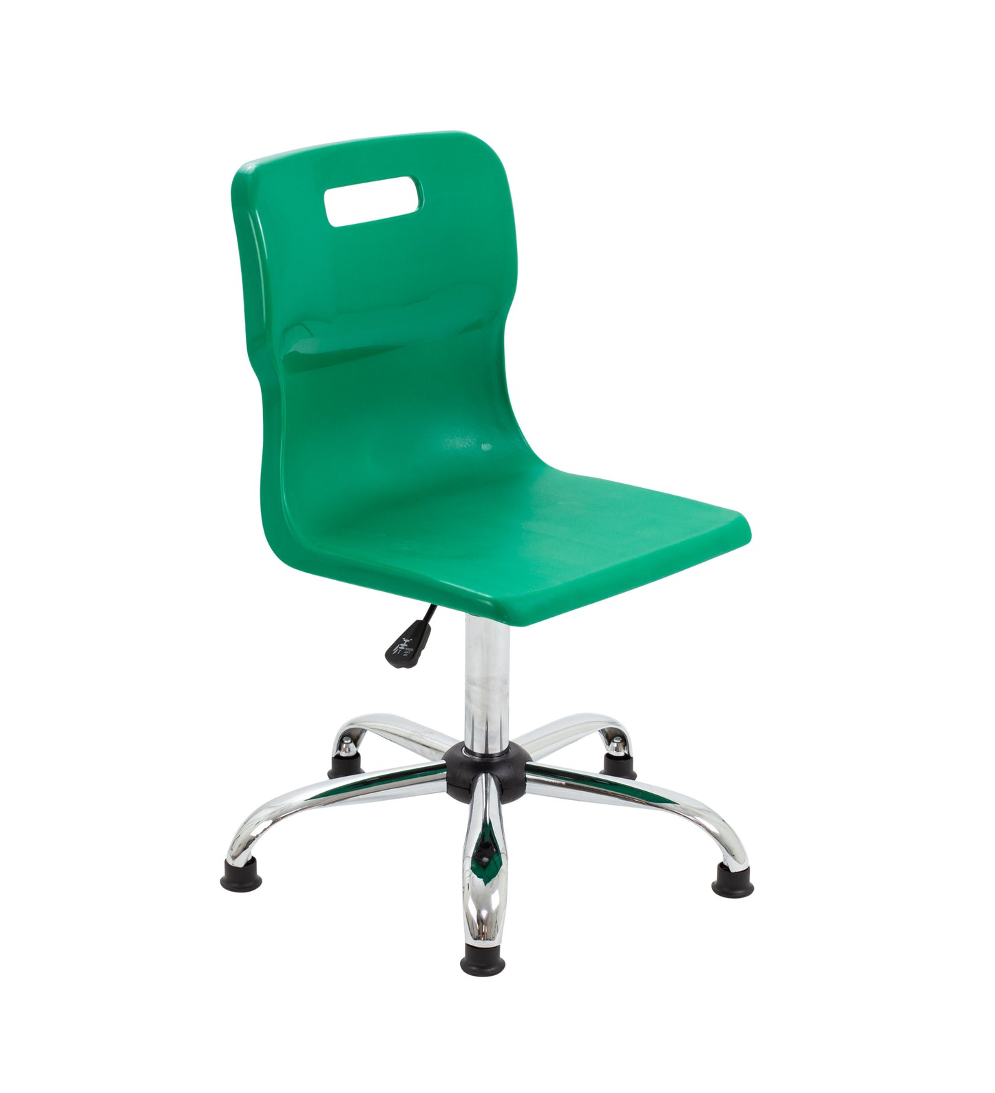 Titan Senior Swivel Chair|Chrome Base With Glides|Age 11 Plus Years|Green