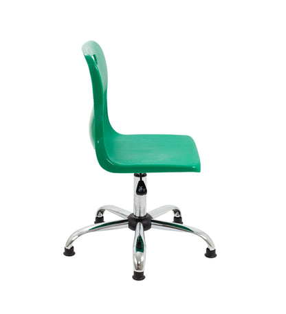 Titan Swivel Senior Chair with Chrome Base and Glides