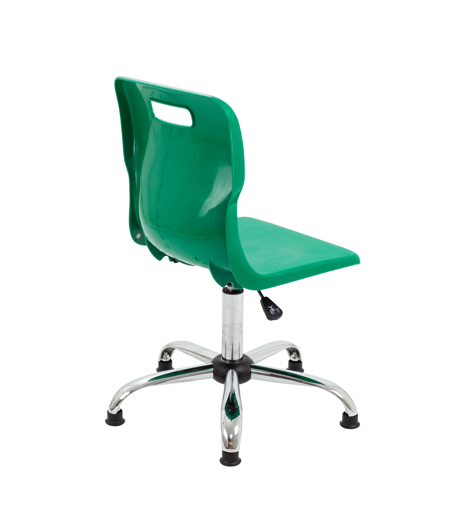 Titan Swivel Senior Chair with Chrome Base and Glides