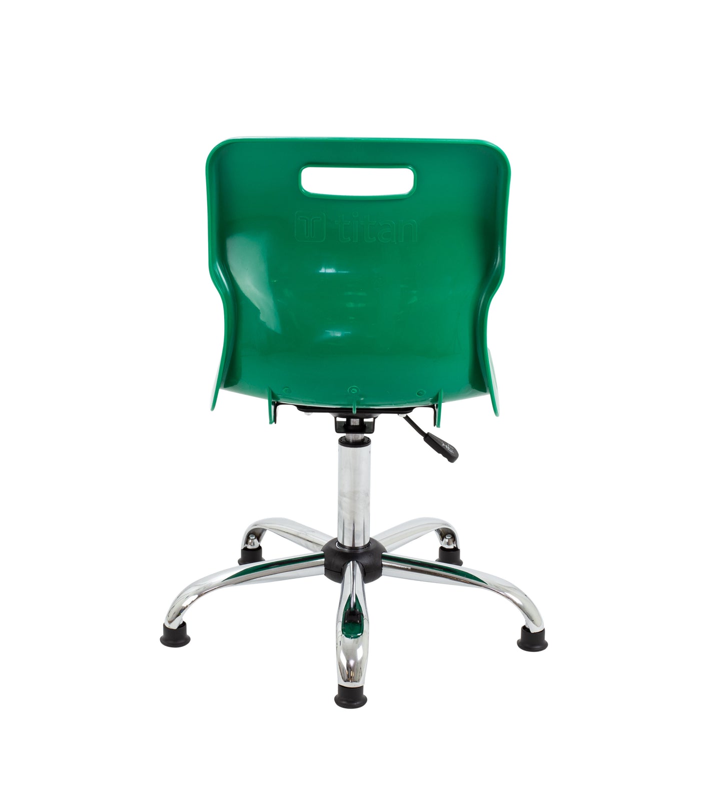 Titan Swivel Senior Chair with Chrome Base and Glides