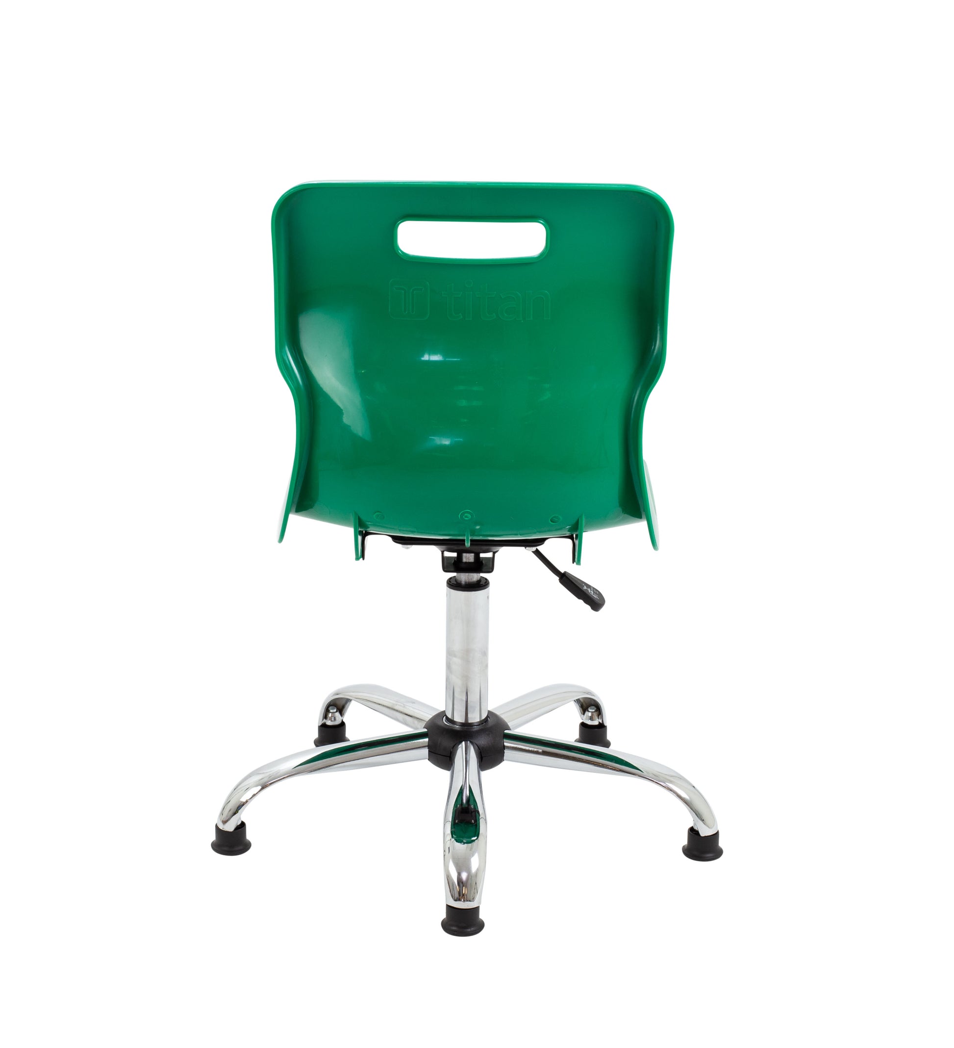 Titan Swivel Senior Chair with Chrome Base and Glides
