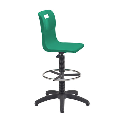 Titan Swivel Senior Chair with Chrome Base, Castors and D-Kit