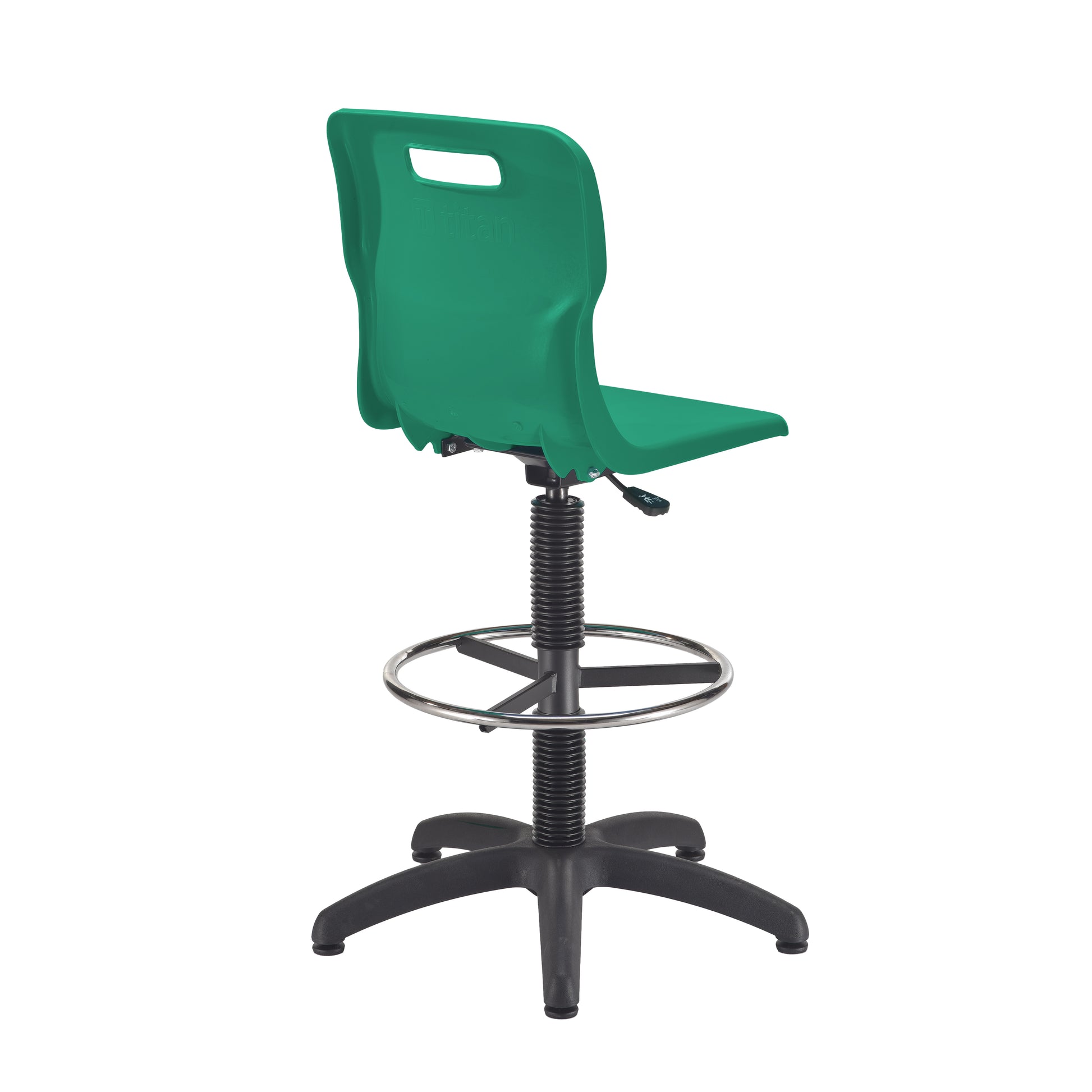 Titan Swivel Senior Chair with Chrome Base, Castors and D-Kit