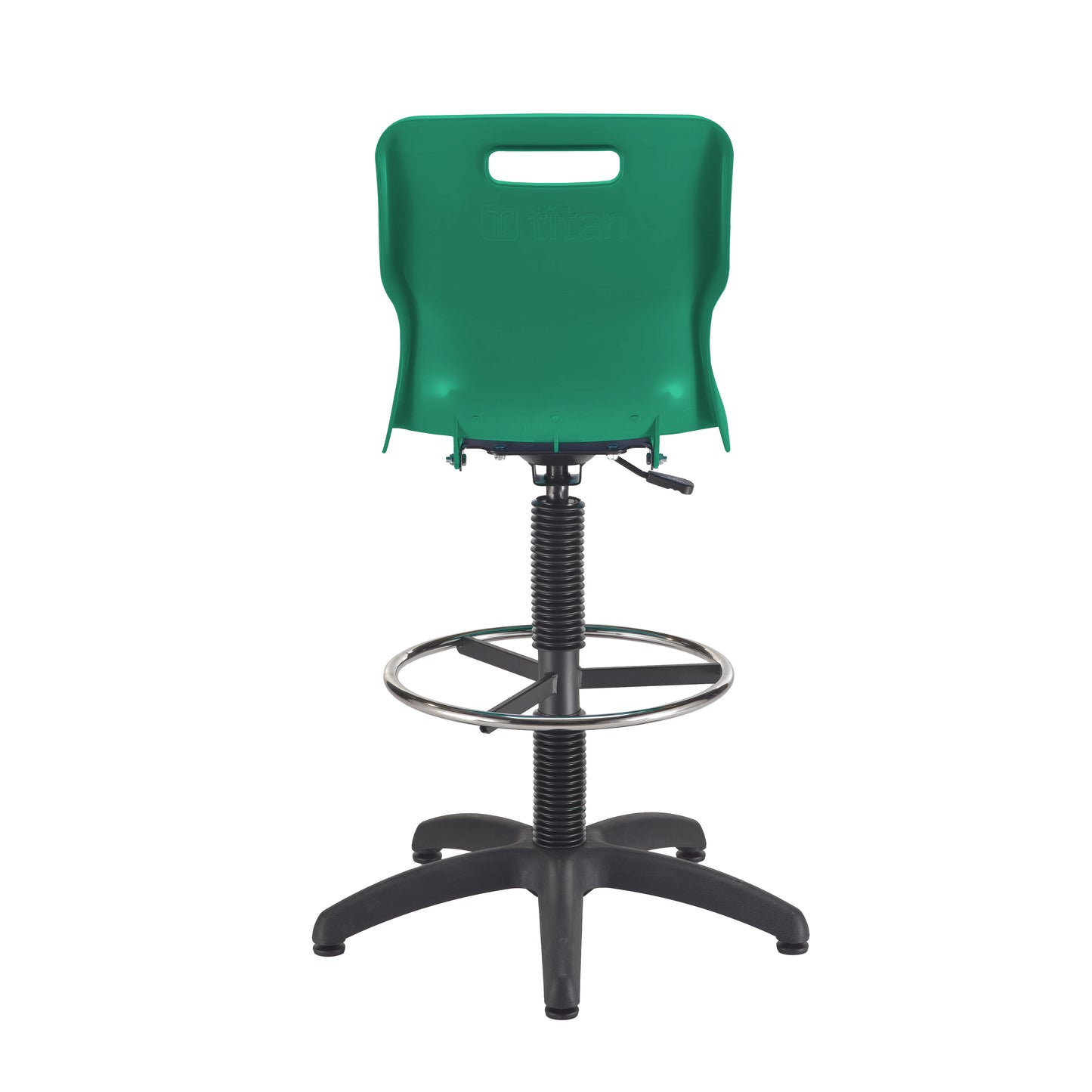 Titan Swivel Senior Chair with Chrome Base, Castors and D-Kit