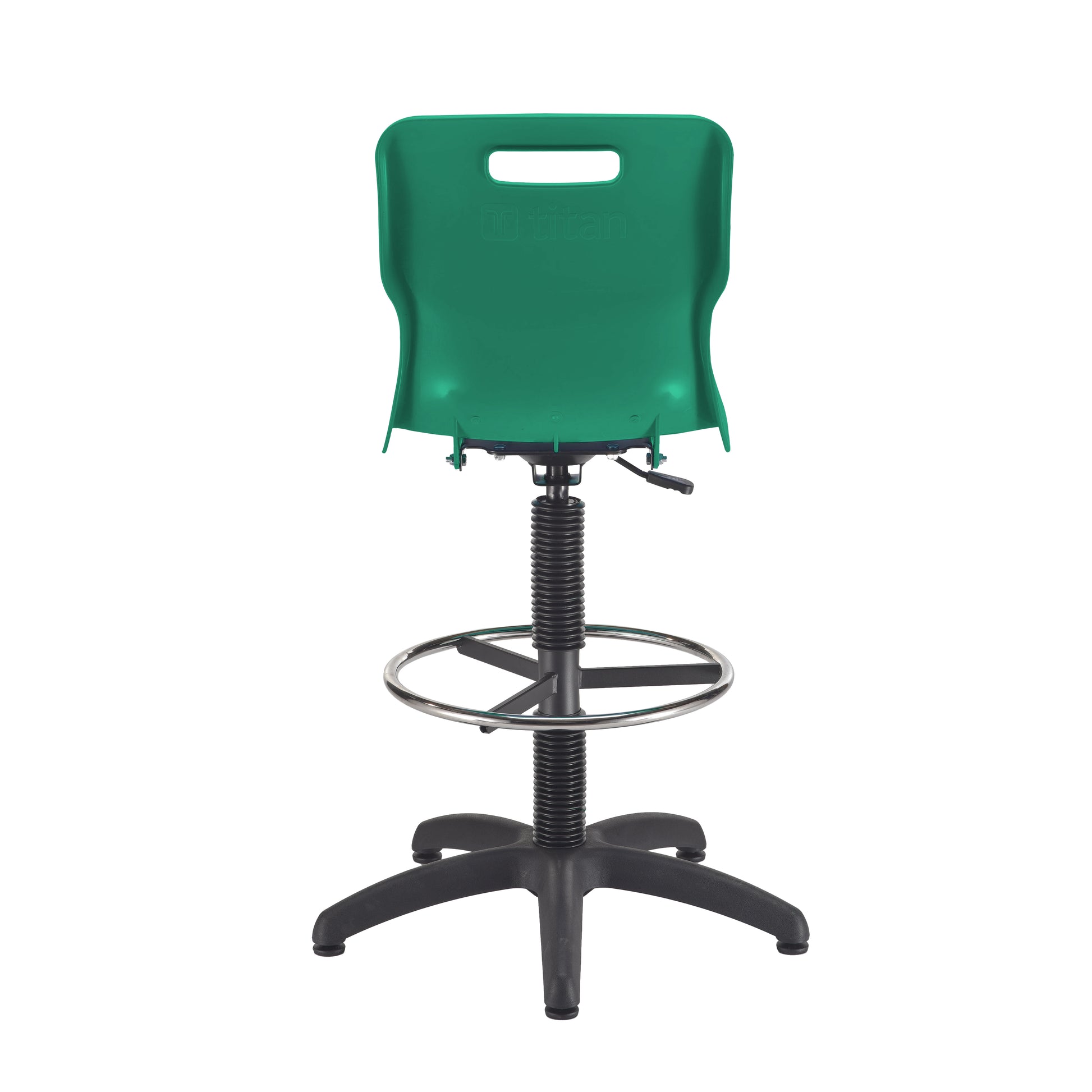 Titan Swivel Senior Chair with Chrome Base, Castors and D-Kit