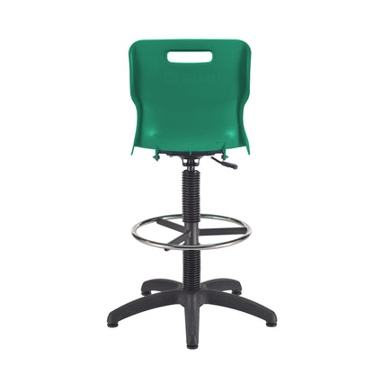 Titan Swivel Senior Chair with Chrome Base, Castors and D-Kit