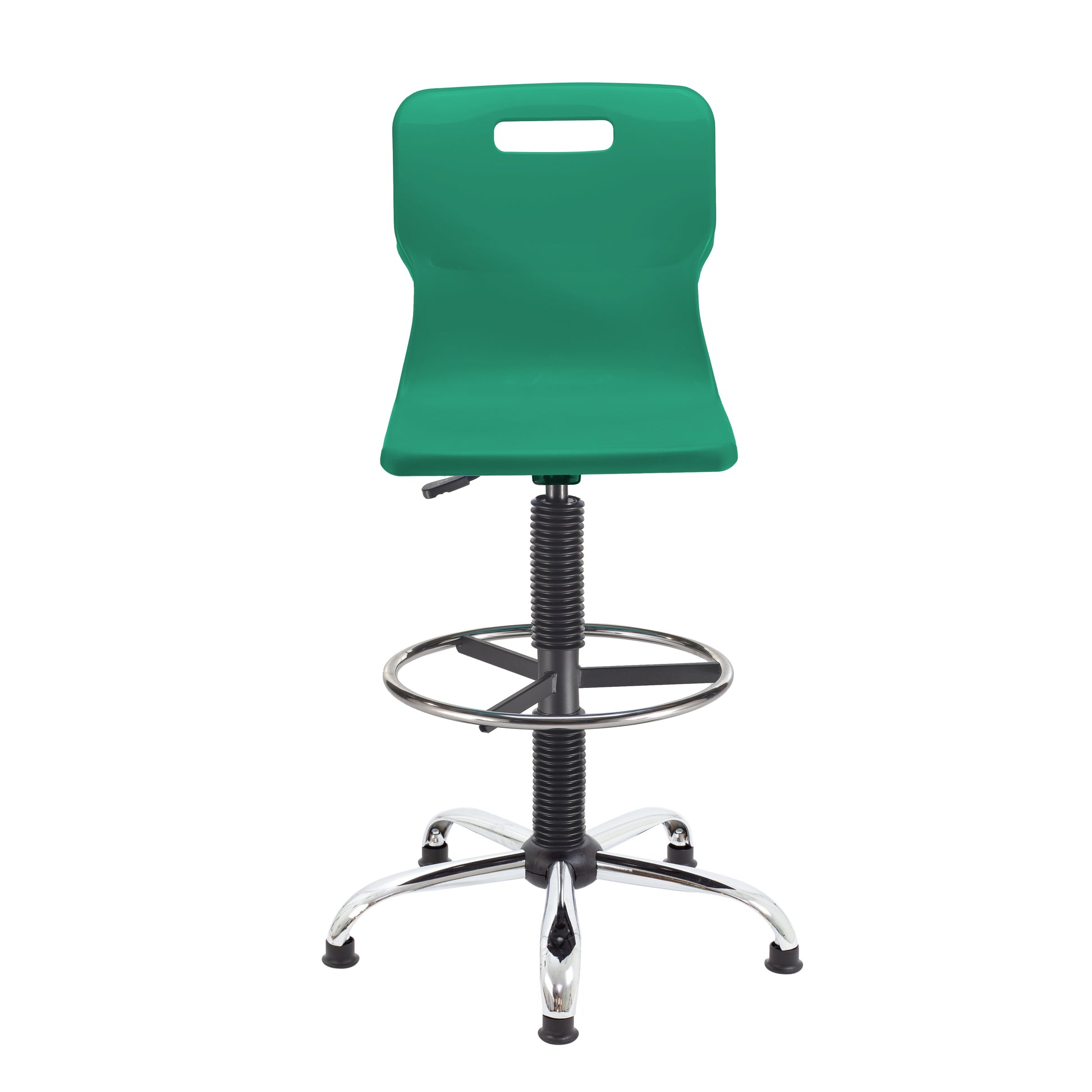 Titan Swivel Senior Chair with Chrome Base, Castors and D-Kit