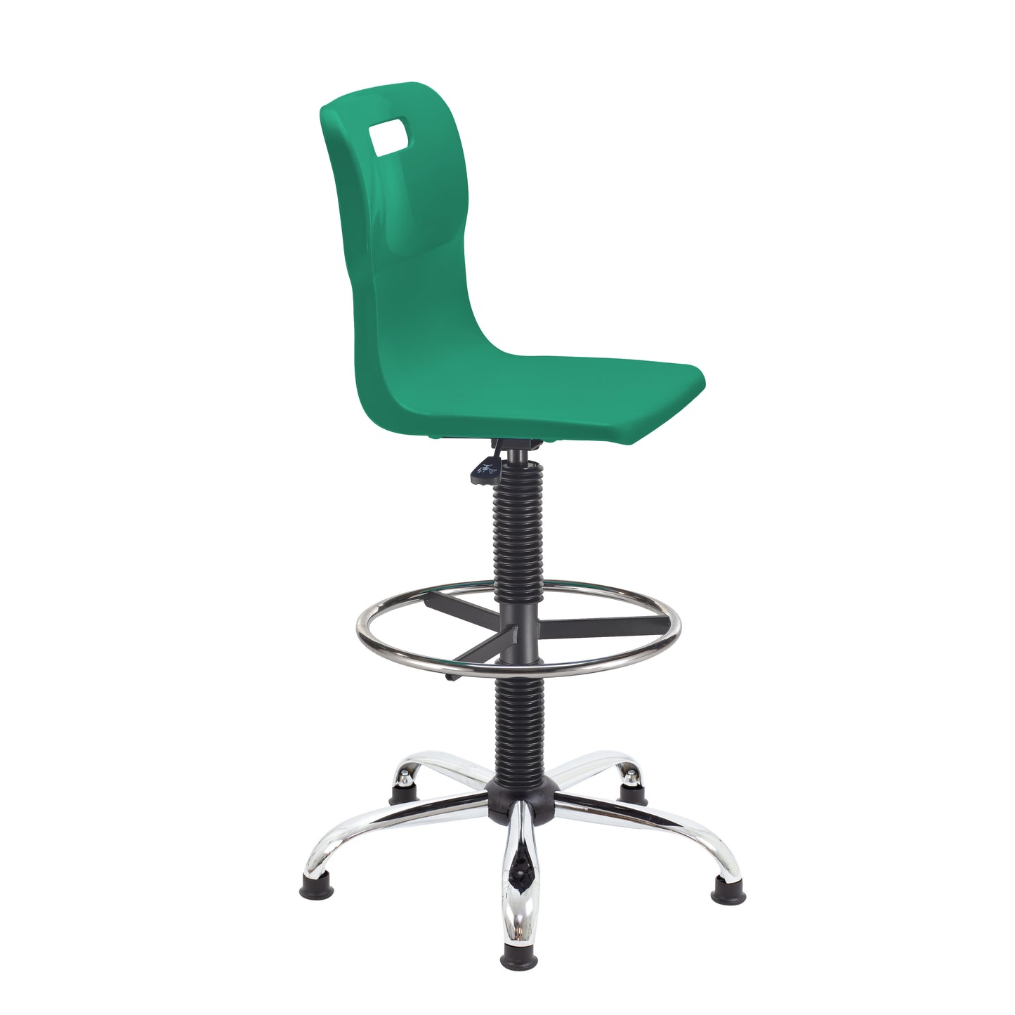 Titan Swivel Senior Chair with Chrome Base, Castors and D-Kit
