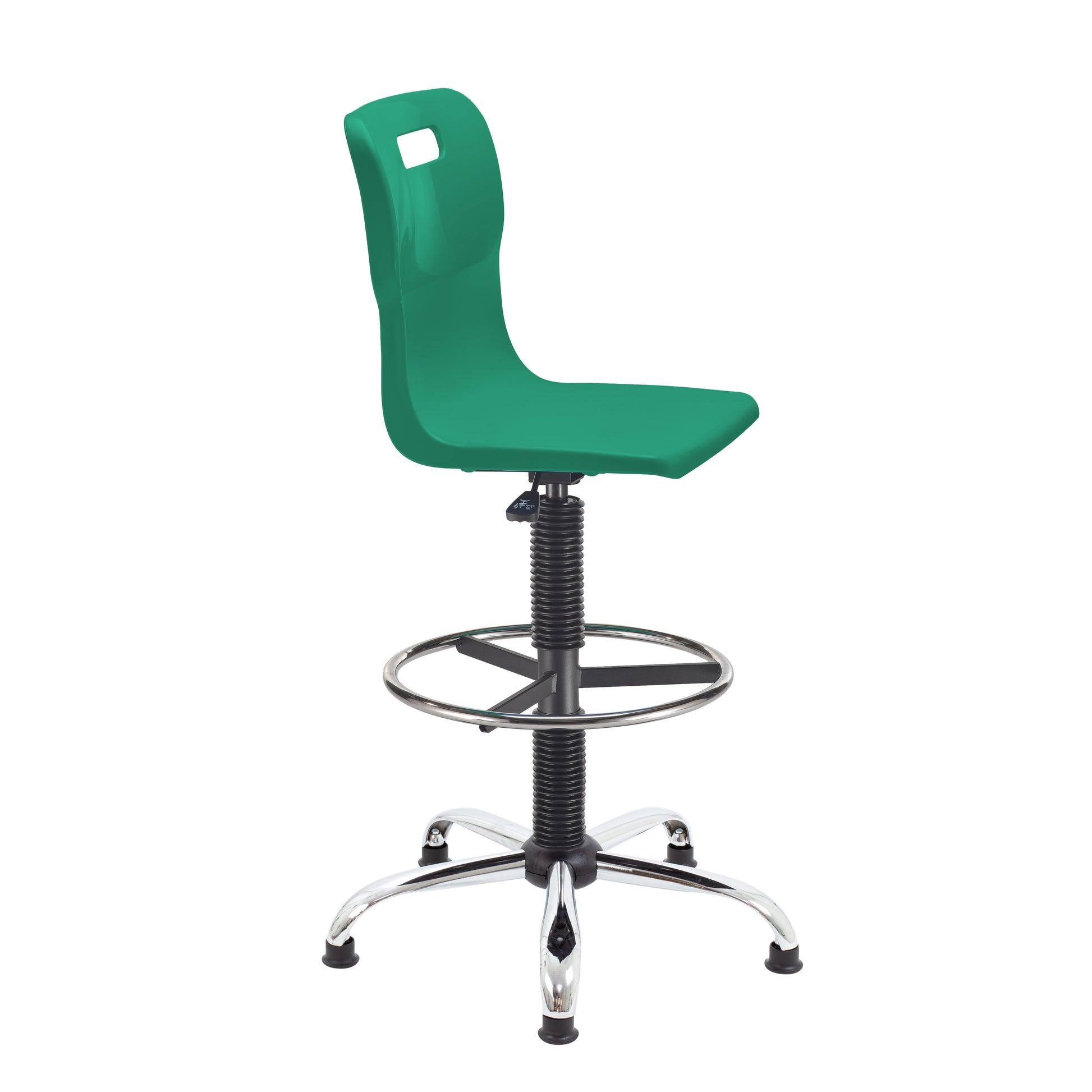 Titan Swivel Senior Chair with Chrome Base, Castors and D-Kit
