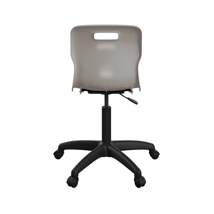 Titan Swivel Senior Chair with Plastic Base and Castors