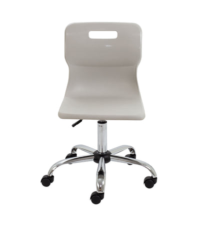 Titan Swivel Senior Chair with Chrome Base and Castors