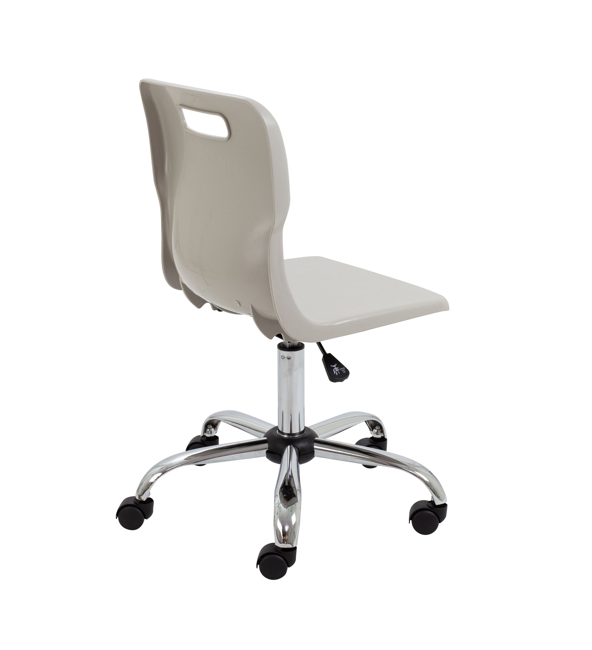 Titan Swivel Senior Chair with Chrome Base and Castors