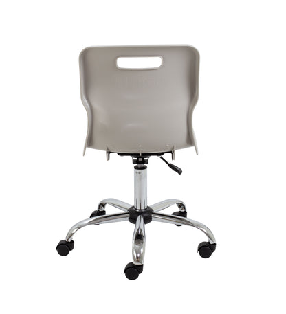 Titan Swivel Senior Chair with Chrome Base and Castors