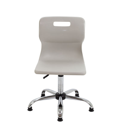 Titan Swivel Senior Chair with Chrome Base and Glides