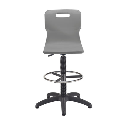 Titan Swivel Senior Chair with Chrome Base, Castors and D-Kit
