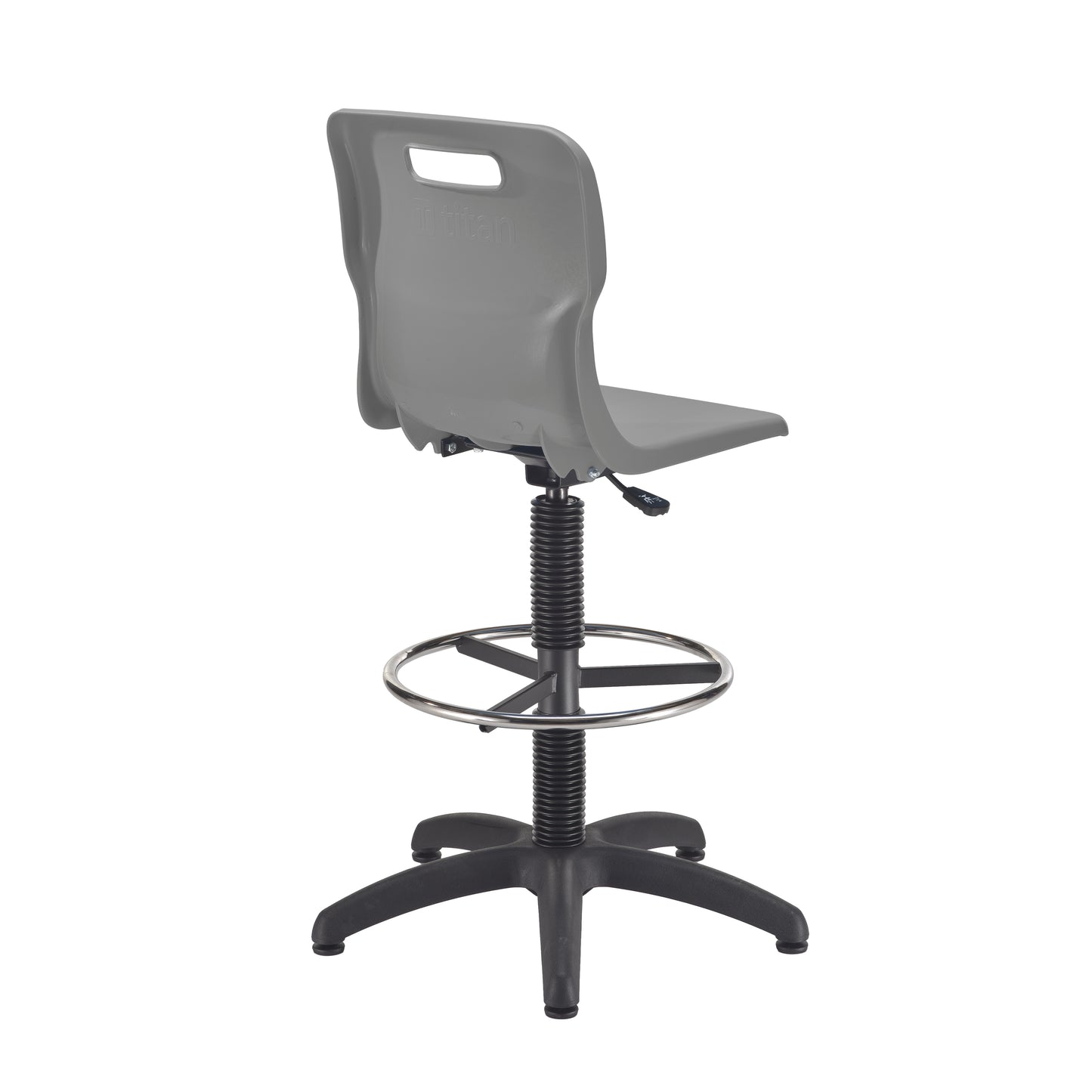 Titan Swivel Senior Chair with Chrome Base, Castors and D-Kit