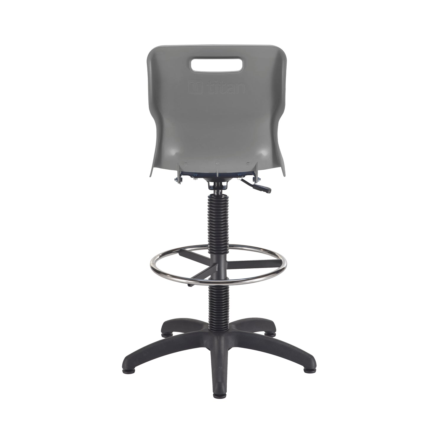 Titan Swivel Senior Chair with Chrome Base, Castors and D-Kit