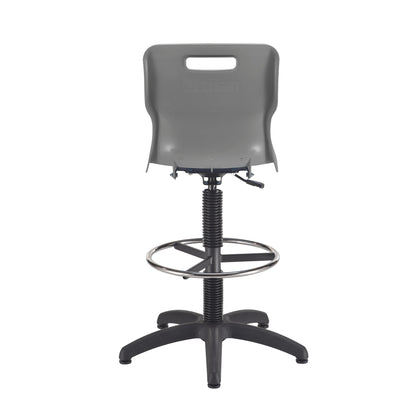 Titan Swivel Senior Chair with Chrome Base, Castors and D-Kit