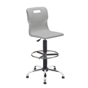 Titan Swivel Senior Chair with Chrome Base, Castors and D-Kit