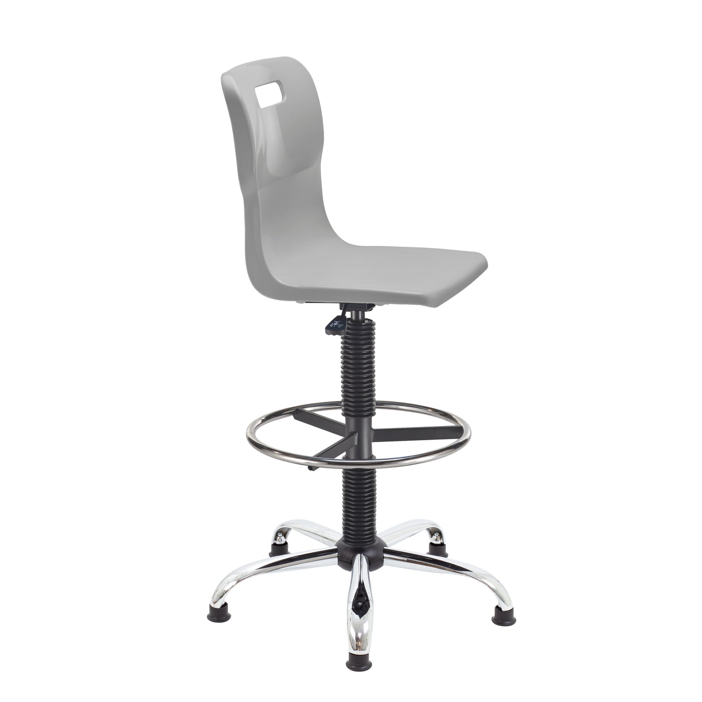 Titan Swivel Senior Chair with Chrome Base, Castors and D-Kit