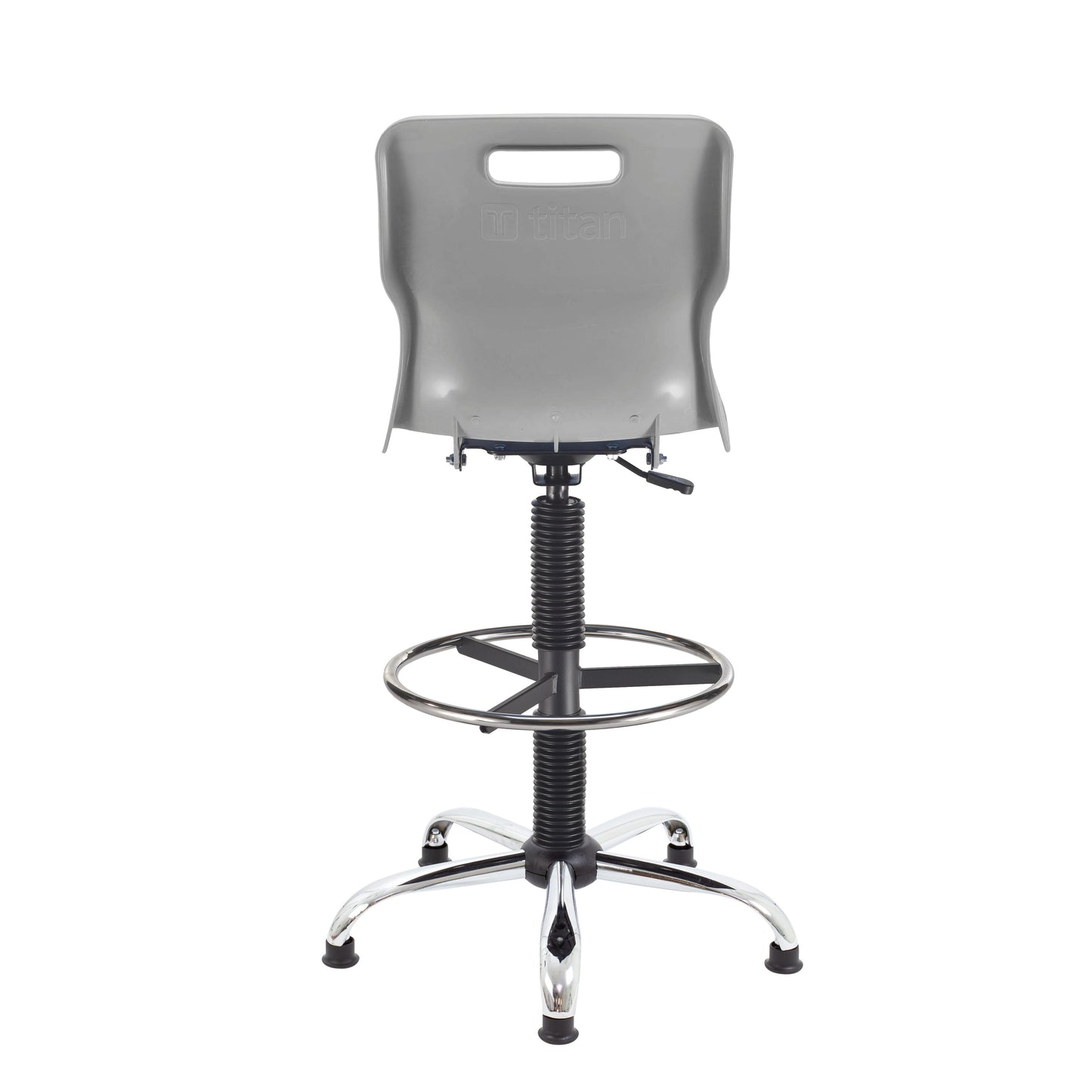 Titan Swivel Senior Chair with Chrome Base, Castors and D-Kit