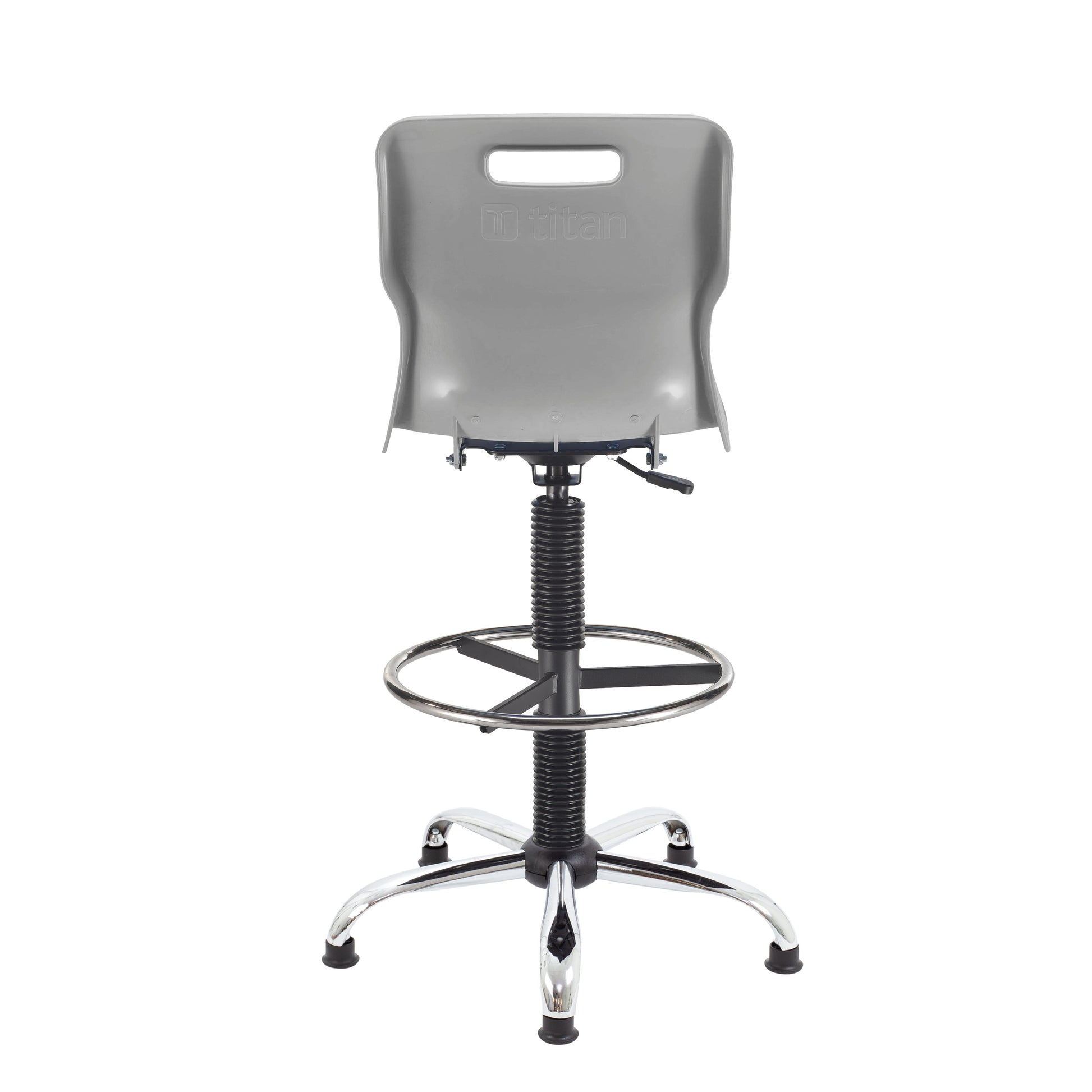 Titan Swivel Senior Chair with Chrome Base, Castors and D-Kit