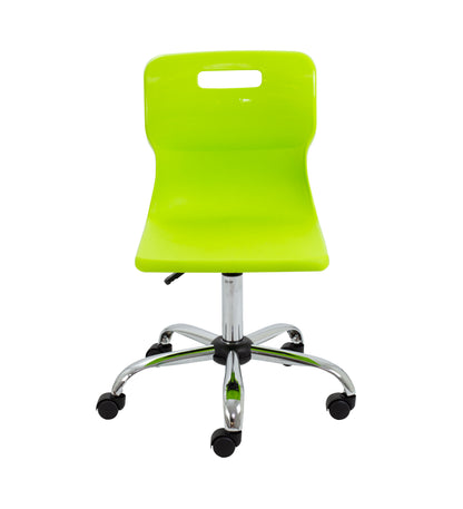 Titan Swivel Senior Chair with Chrome Base and Castors