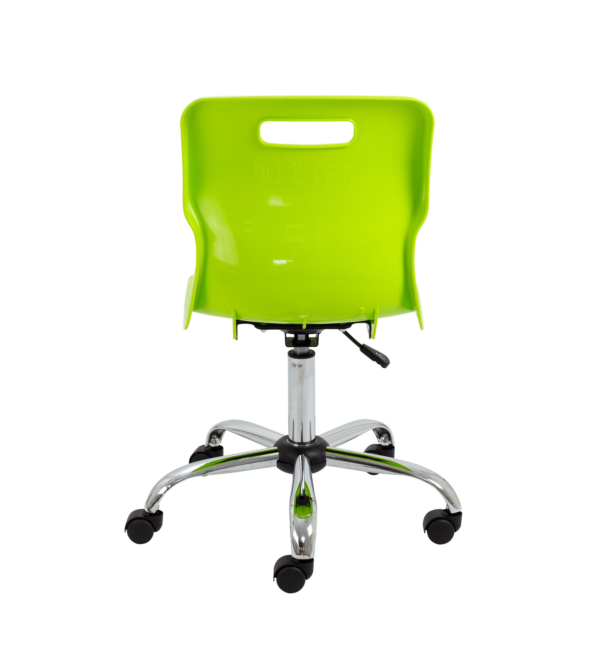 Titan Swivel Senior Chair with Chrome Base and Castors