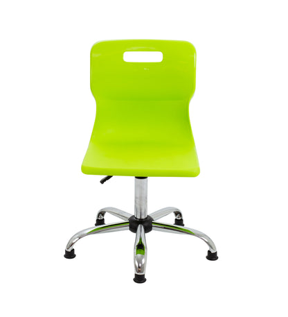 Titan Swivel Senior Chair with Chrome Base and Glides