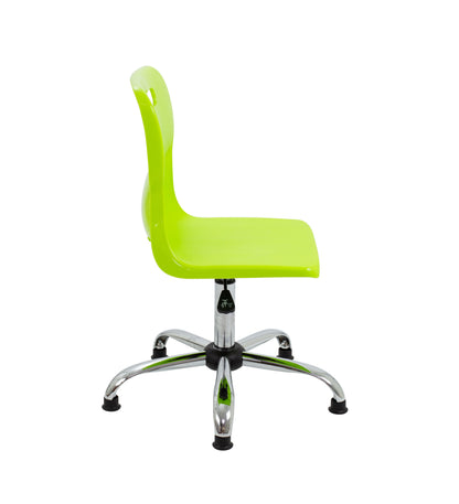 Titan Swivel Senior Chair with Chrome Base and Glides
