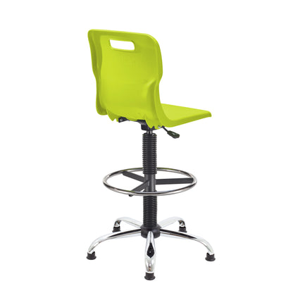 Titan Swivel Senior Chair with Chrome Base, Castors and D-Kit