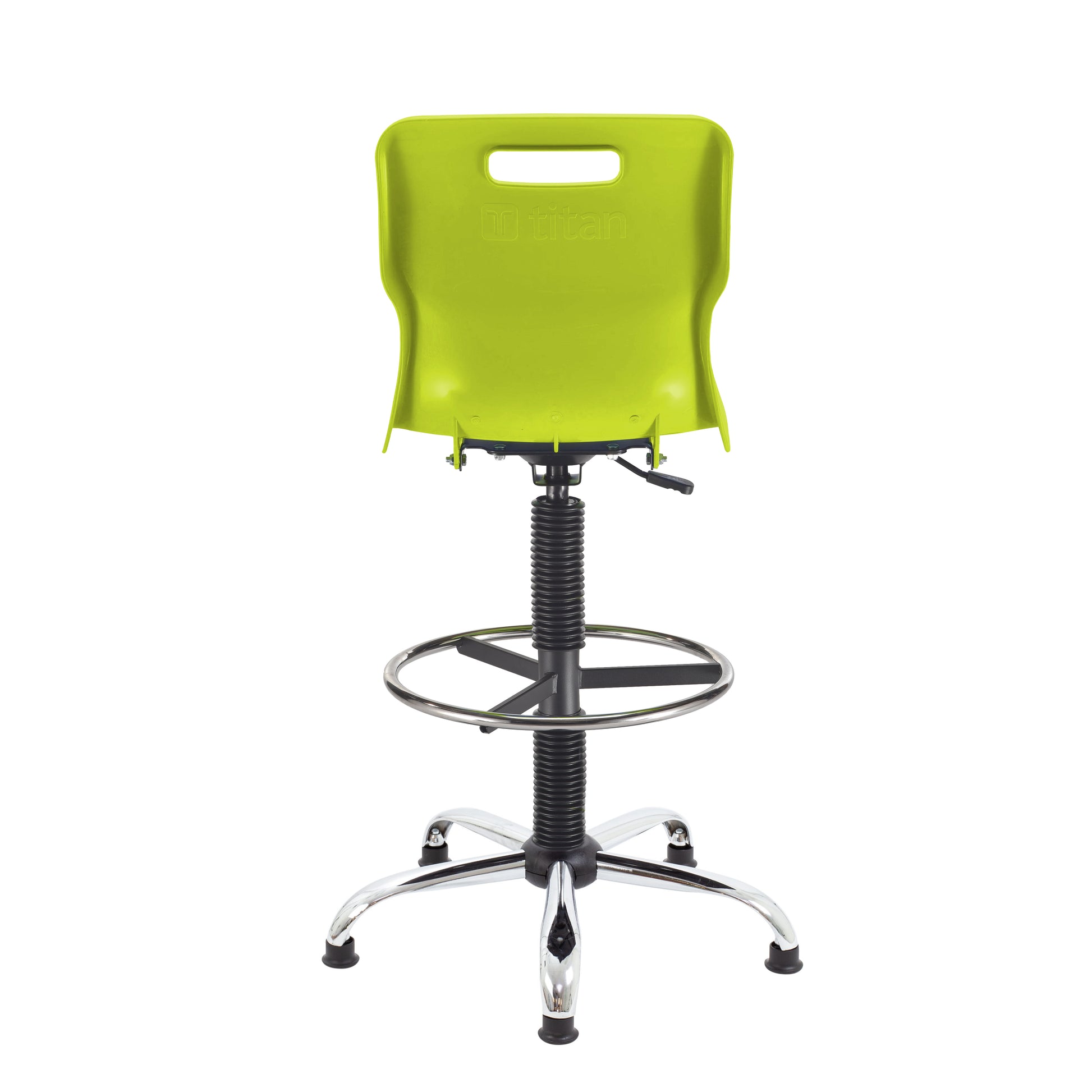 Titan Swivel Senior Chair with Chrome Base, Castors and D-Kit