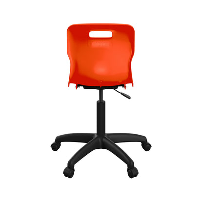 Titan Swivel Senior Chair with Plastic Base and Castors
