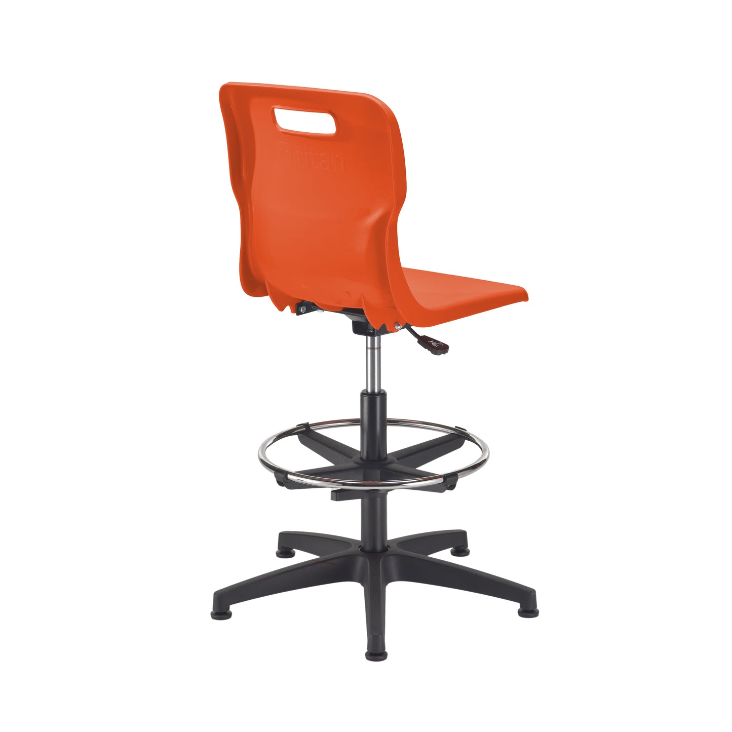 Titan Swivel Senior Chair with Plastic Base, Castors and D-Kit