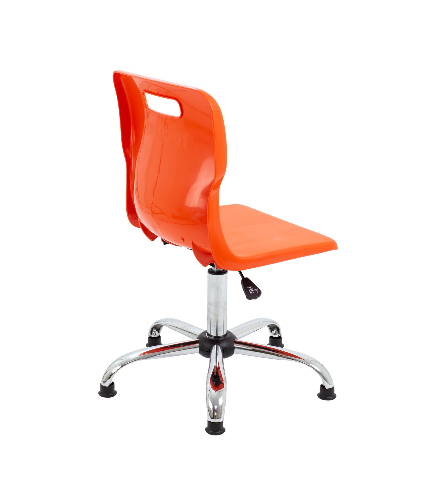 Titan Swivel Senior Chair with Chrome Base and Glides