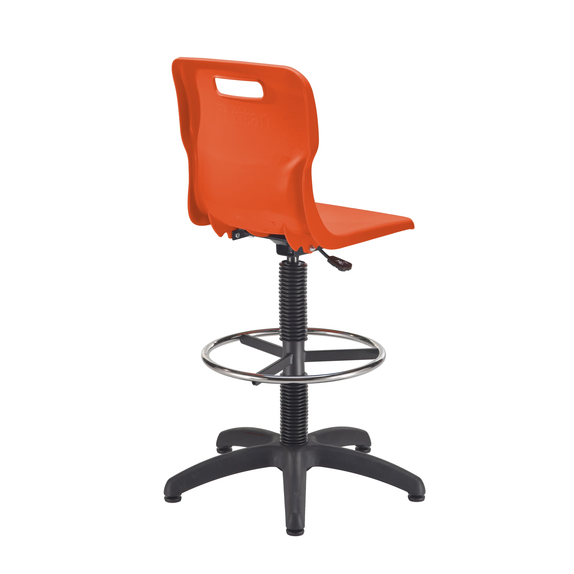 Titan Swivel Senior Chair with Chrome Base, Castors and D-Kit