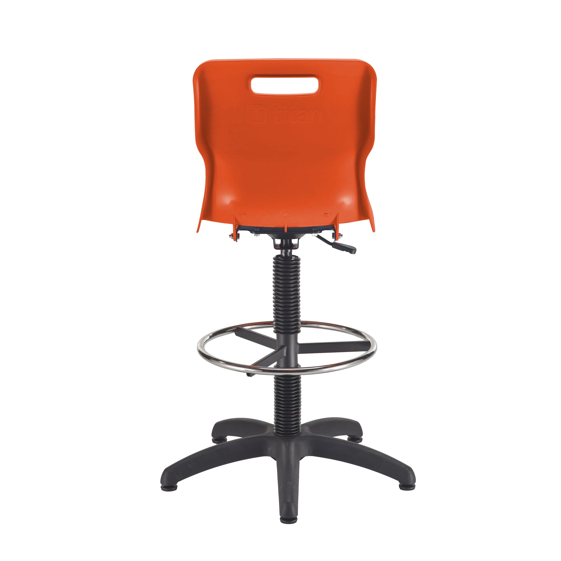 Titan Swivel Senior Chair with Chrome Base, Castors and D-Kit