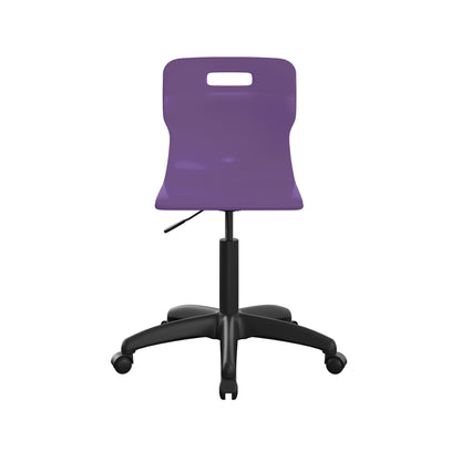 Titan Swivel Senior Chair with Plastic Base and Castors