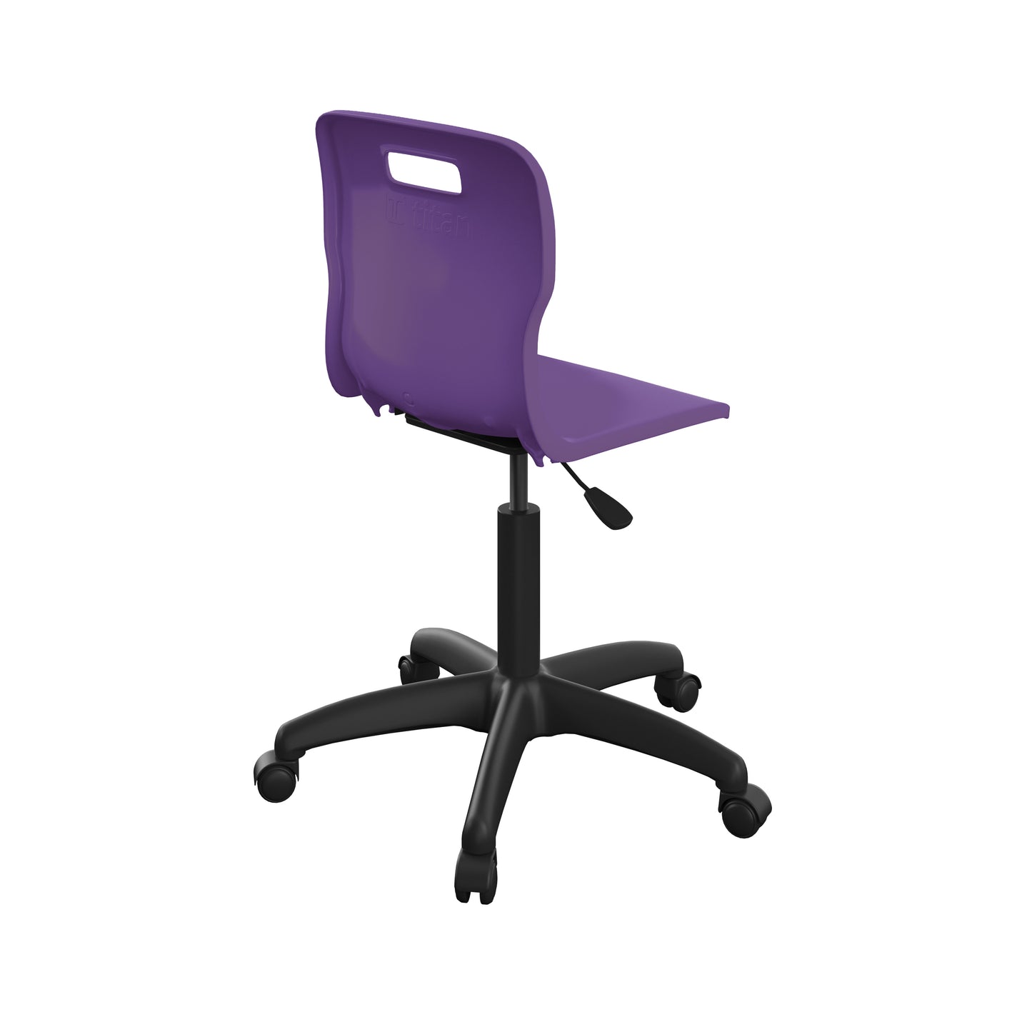 Titan Swivel Senior Chair with Plastic Base and Castors