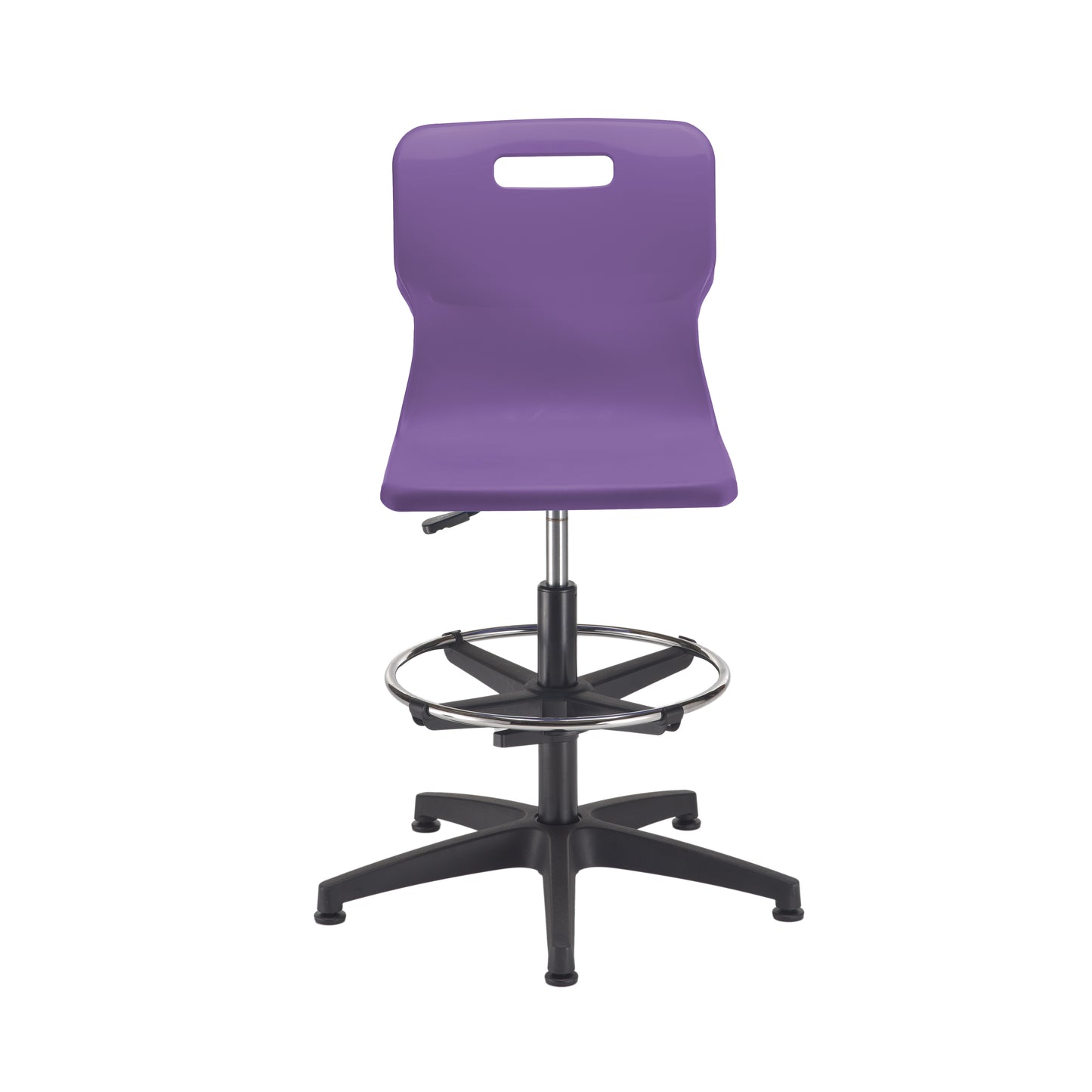 Titan Swivel Senior Chair with Plastic Base, Castors and D-Kit